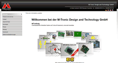 Desktop Screenshot of m-tronic-dt.de